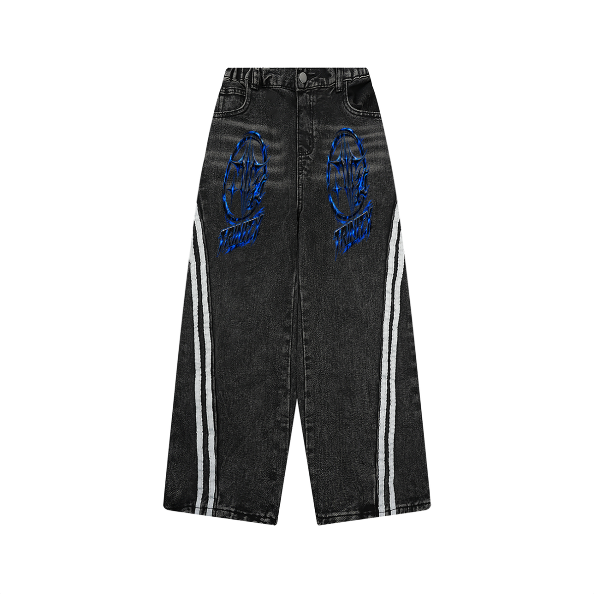TRINITY Kid’s Vintage Wash Side Stripe Jeans
