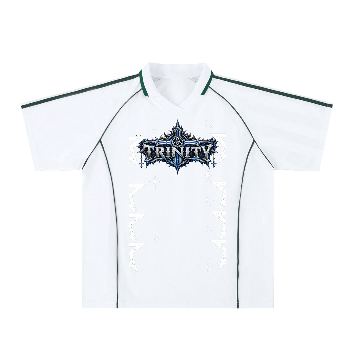 TRINITY Shadow Stripe Collared Soccer Jersey