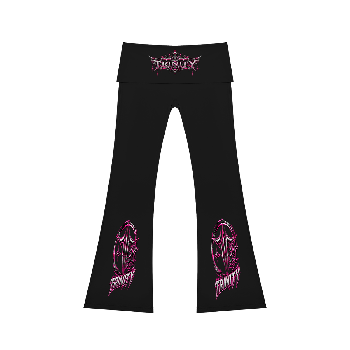 TRINITY Women's High Rise Flared Yoga Pants