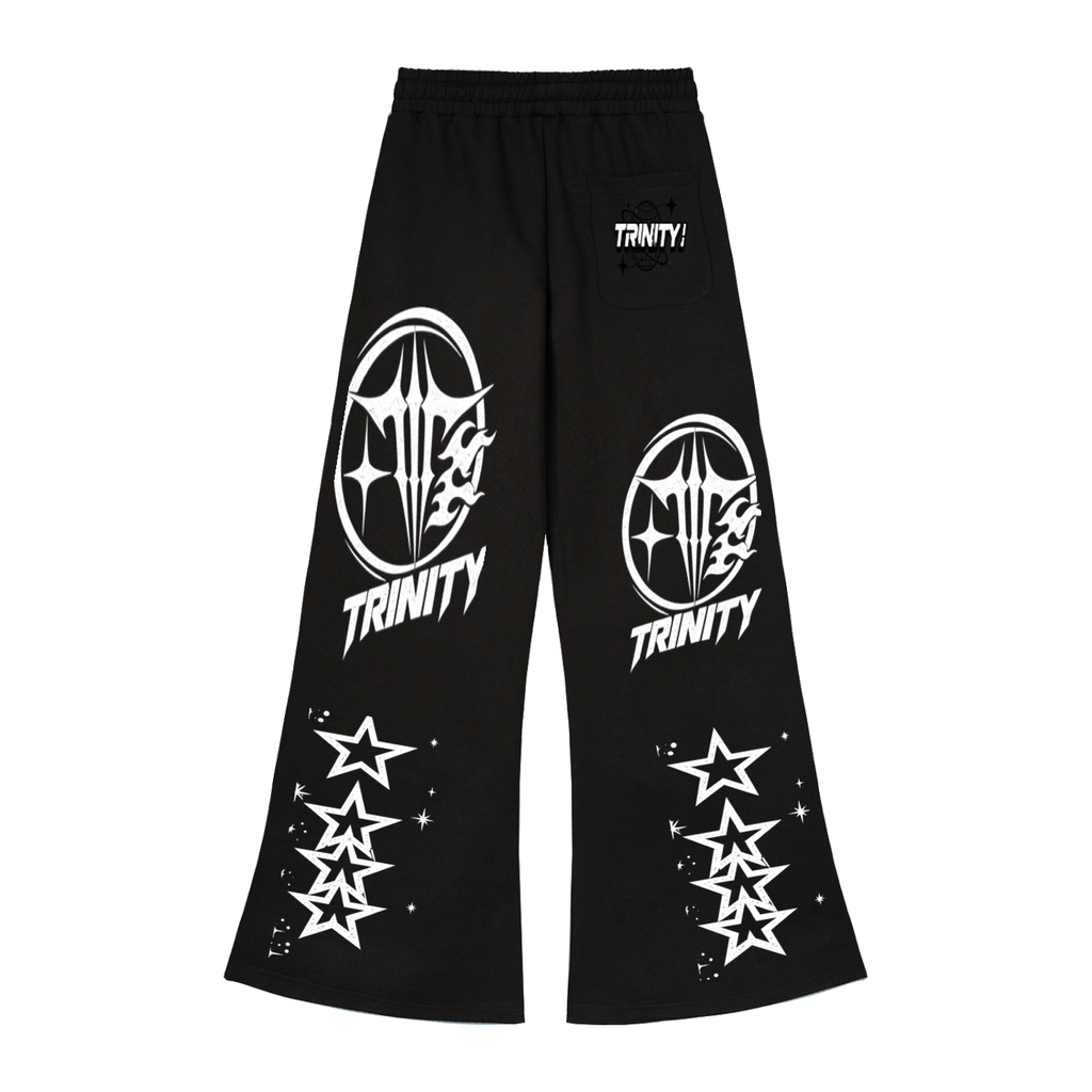 TRINITY Wide Leg Drawstring Sweatpants
