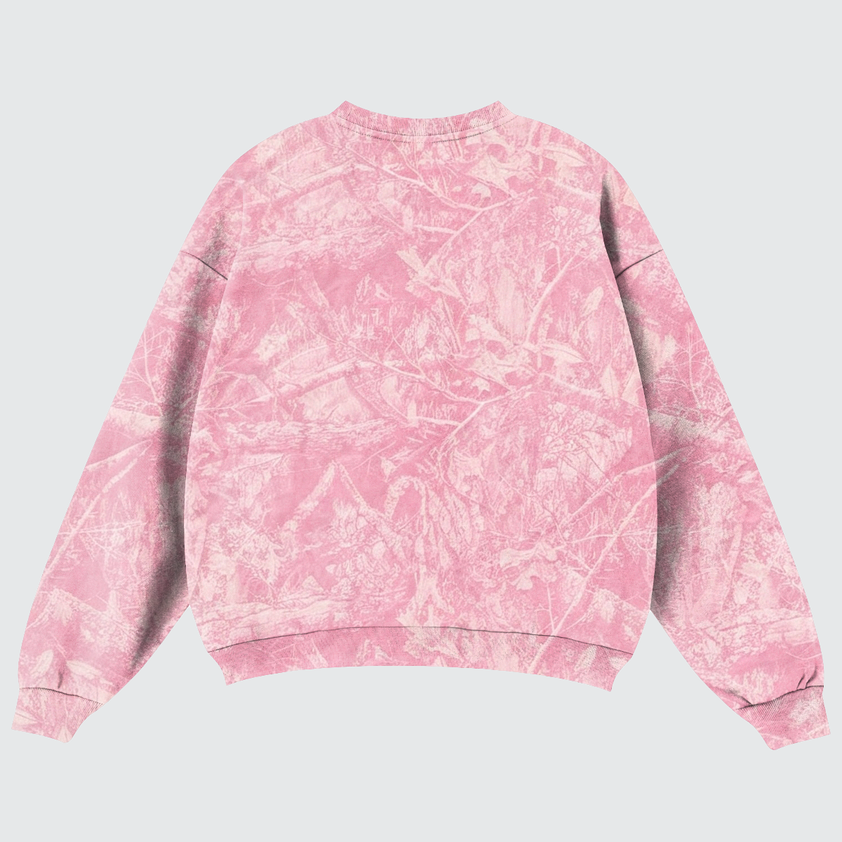 TRINITY Unisex Heavyweight Oversized Camo Fleece Crewneck Sweatshirt (360GSM)