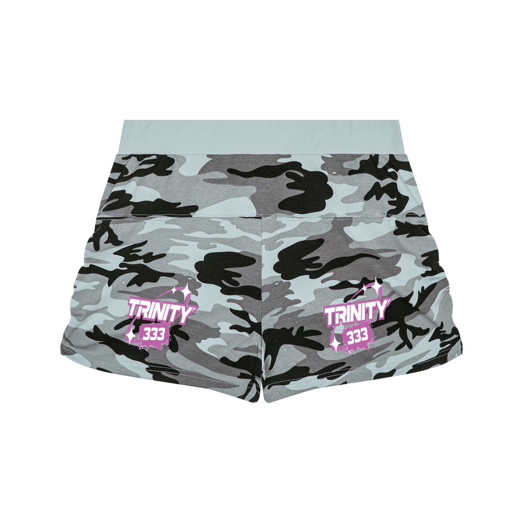 TRINITY Women's Slim Camo Shorts