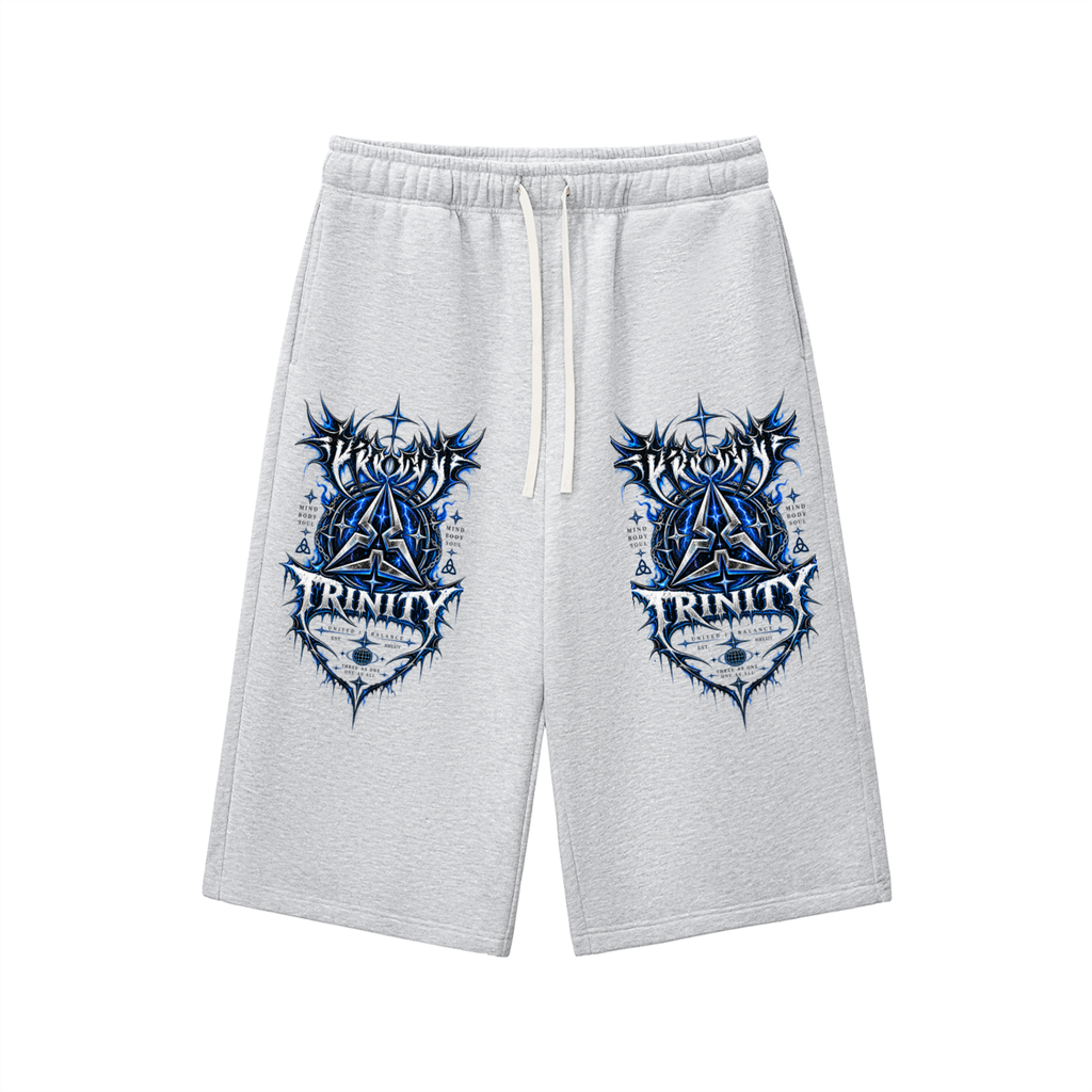 TRINITY Relaxed Drawstring Three-quarter Sweatpants
