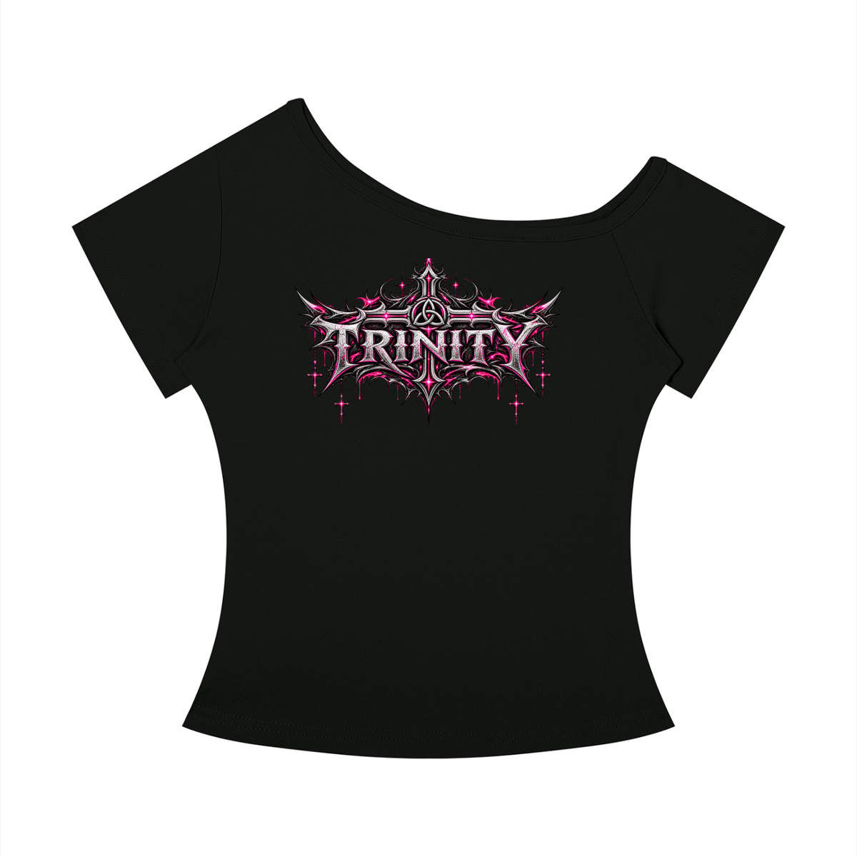 TRINITY Women’s Off-the-Shoulder T-Shirt