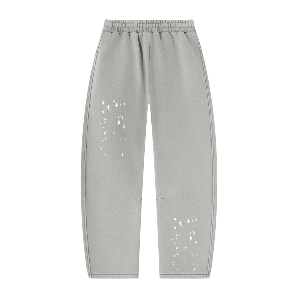 TRINITY Unisex Vintage Wash Barrel Leg Fleece Sweatpants