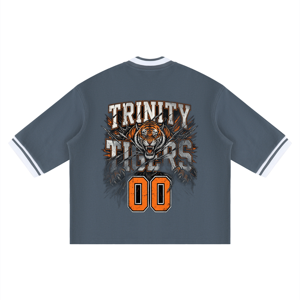 TRINITY Unisex Boxy Heavyweight Baseball Jersey