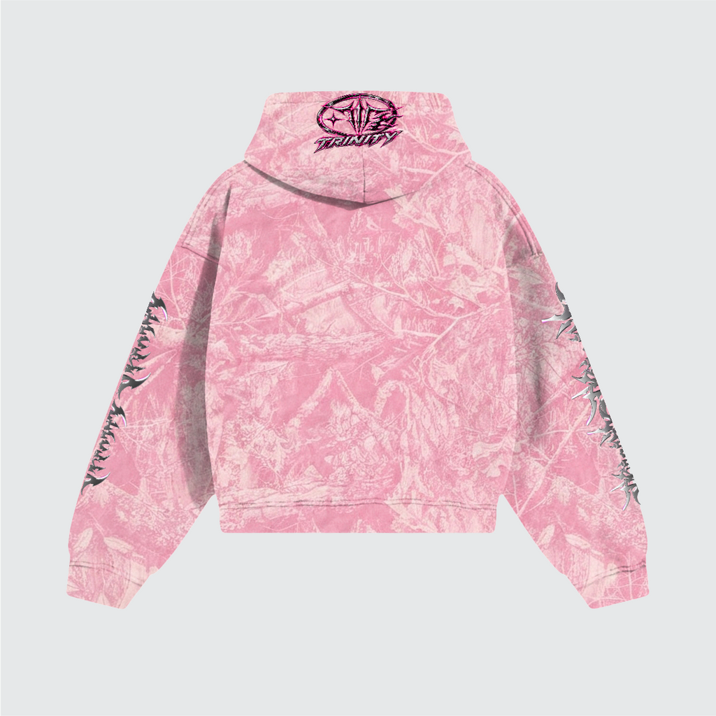 TRINITY Unisex Heavyweight Camo Fleece Hoodie（360GSM）