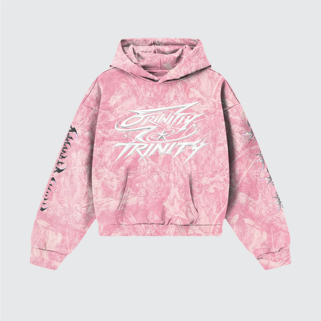 TRINITY Unisex Heavyweight Camo Fleece Hoodie（360GSM）