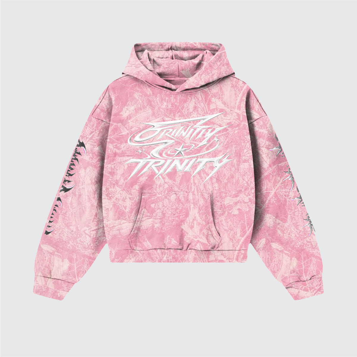 TRINITY Unisex Heavyweight Camo Fleece Hoodie（360GSM）