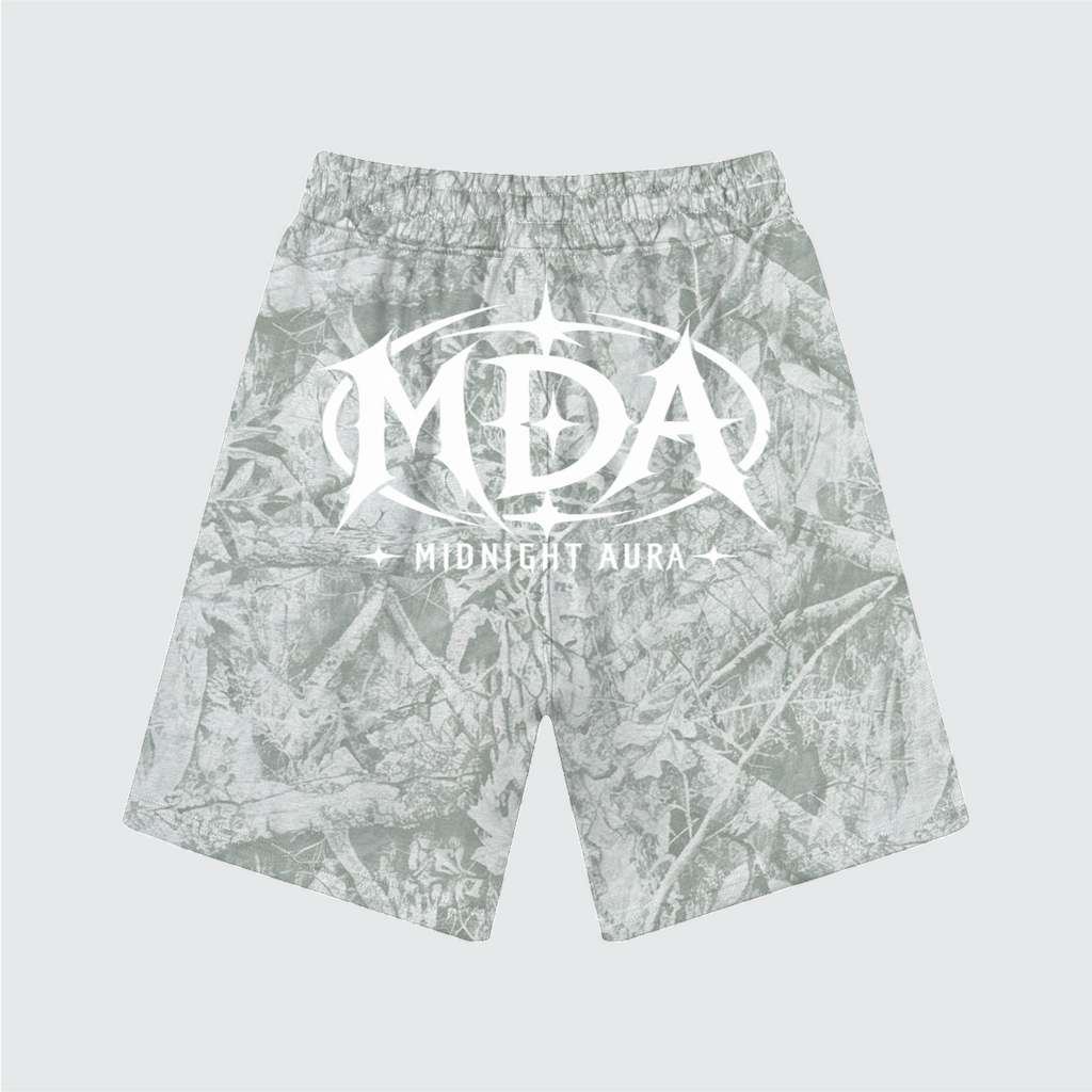 TRINITY Unisex Heavyweight Camo Fleece Shorts (360GSM)