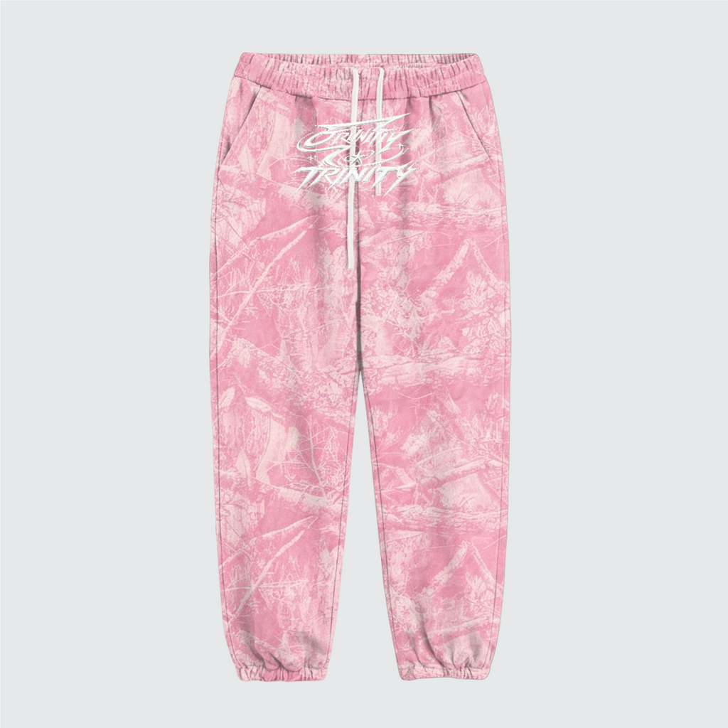 TRINITY Unisex Heavyweight Camo Fleece Sweatpants (360GSM)