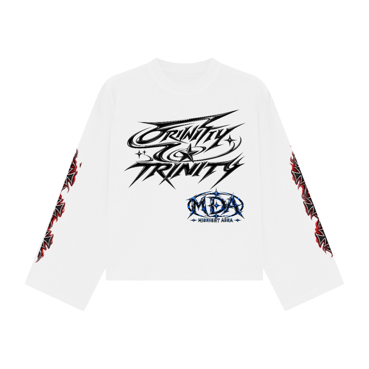 Unisex Heavyweight 100% Combed Cotton Cropped Long-Sleeve T-Shirt (305GSM)