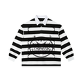 TRINITY Color Block Stripe Polo Shirt