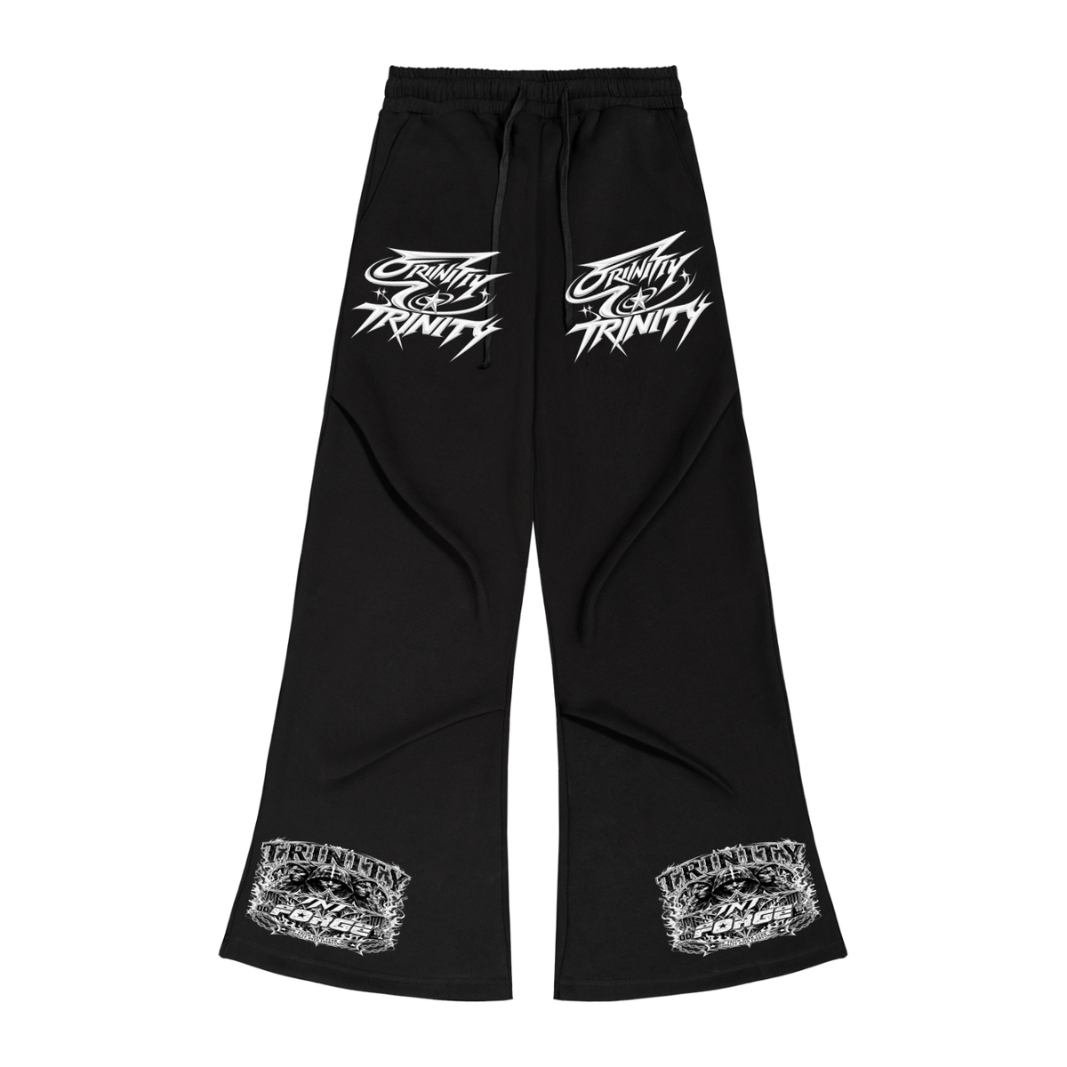 TRINITY Wide Leg Drawstring Sweatpants