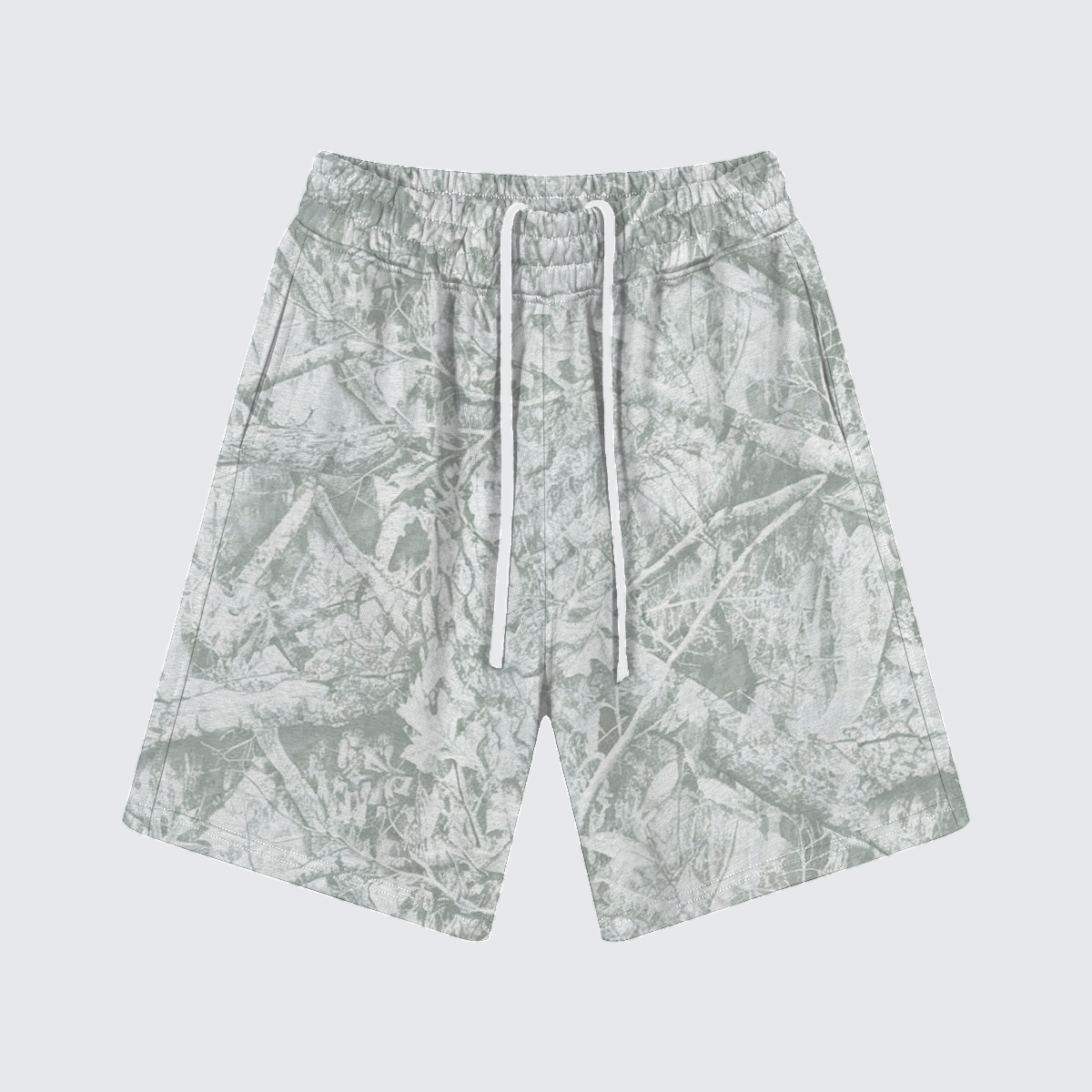 TRINITY Unisex Heavyweight Camo Fleece Shorts (360GSM)