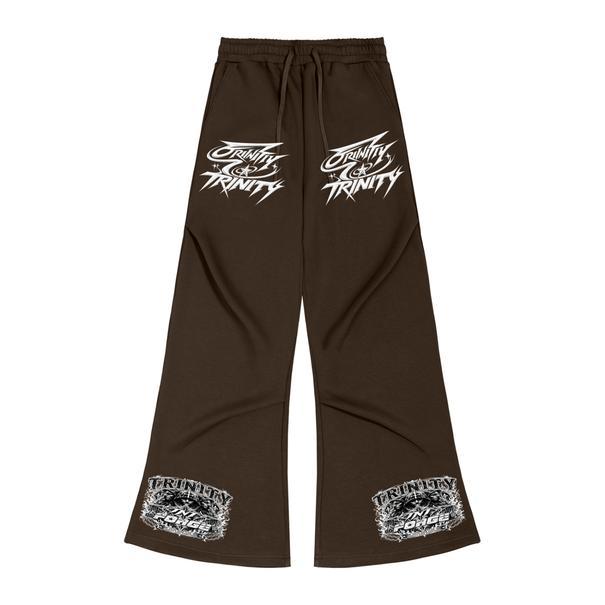TRINITY Wide Leg Drawstring Sweatpants
