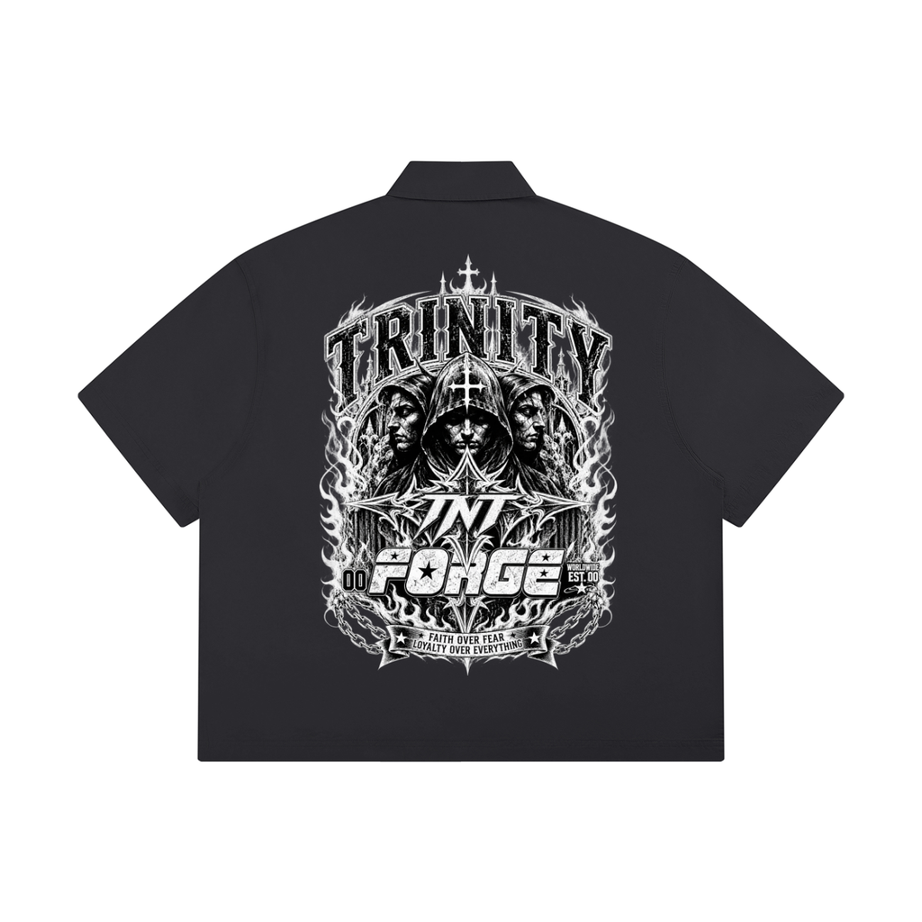 TRINITY Unisex Boxy Short Sleeve Shirt