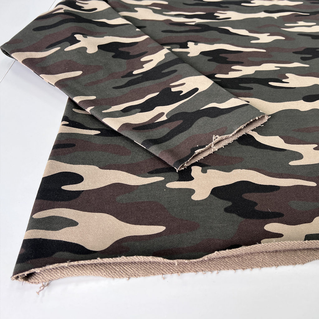 TRINITY Unisex Heavyweight Camo Cropped Crewneck Sweatshirt (420GSM)
