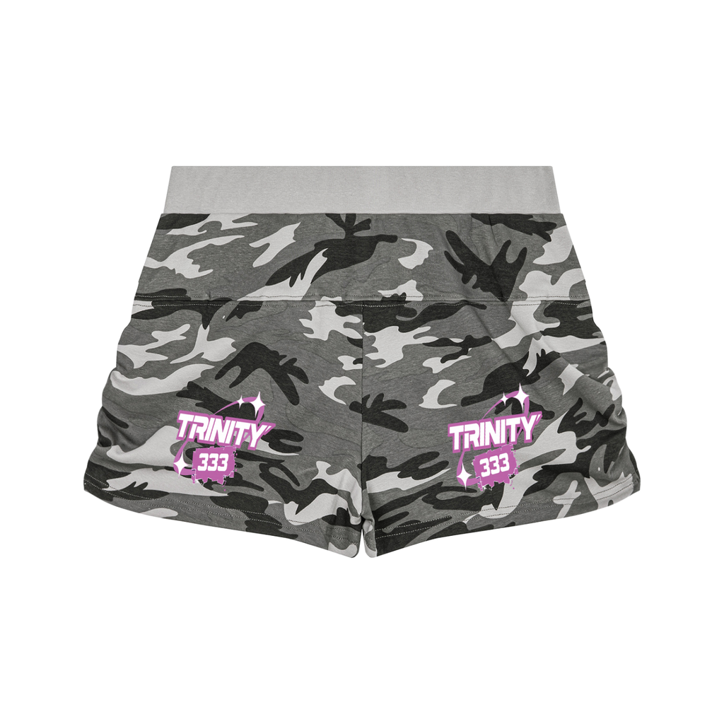 TRINITY Women's Slim Camo Shorts