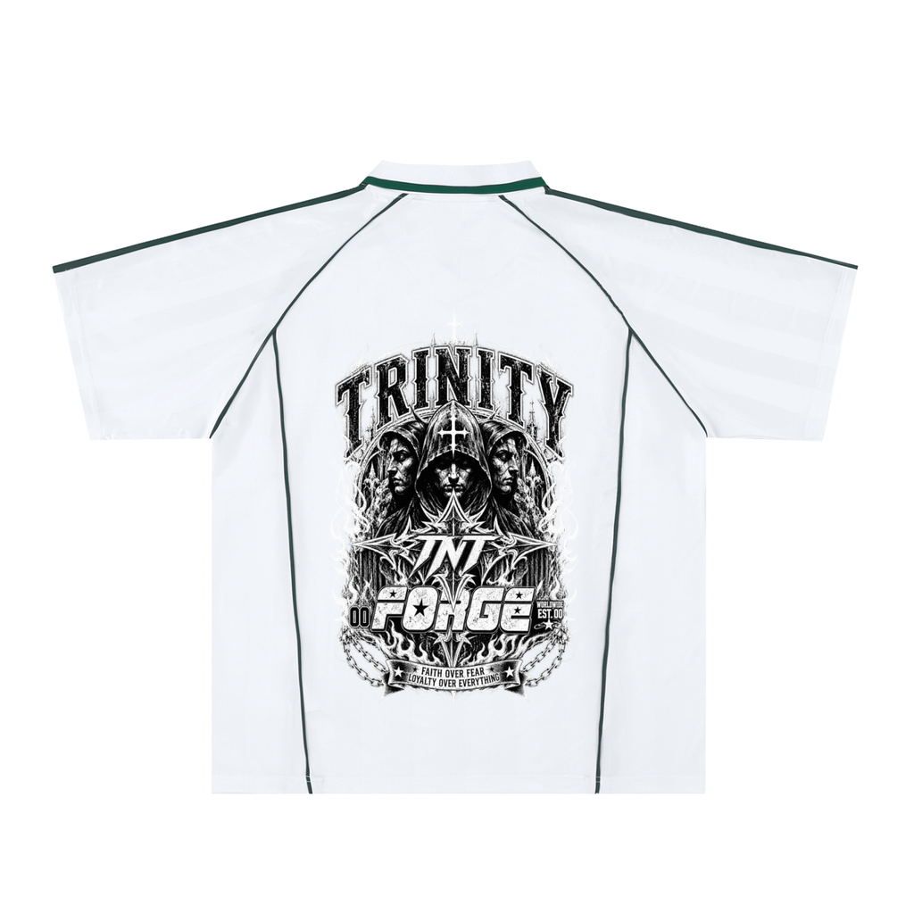 TRINITY Shadow Stripe Collared Soccer Jersey