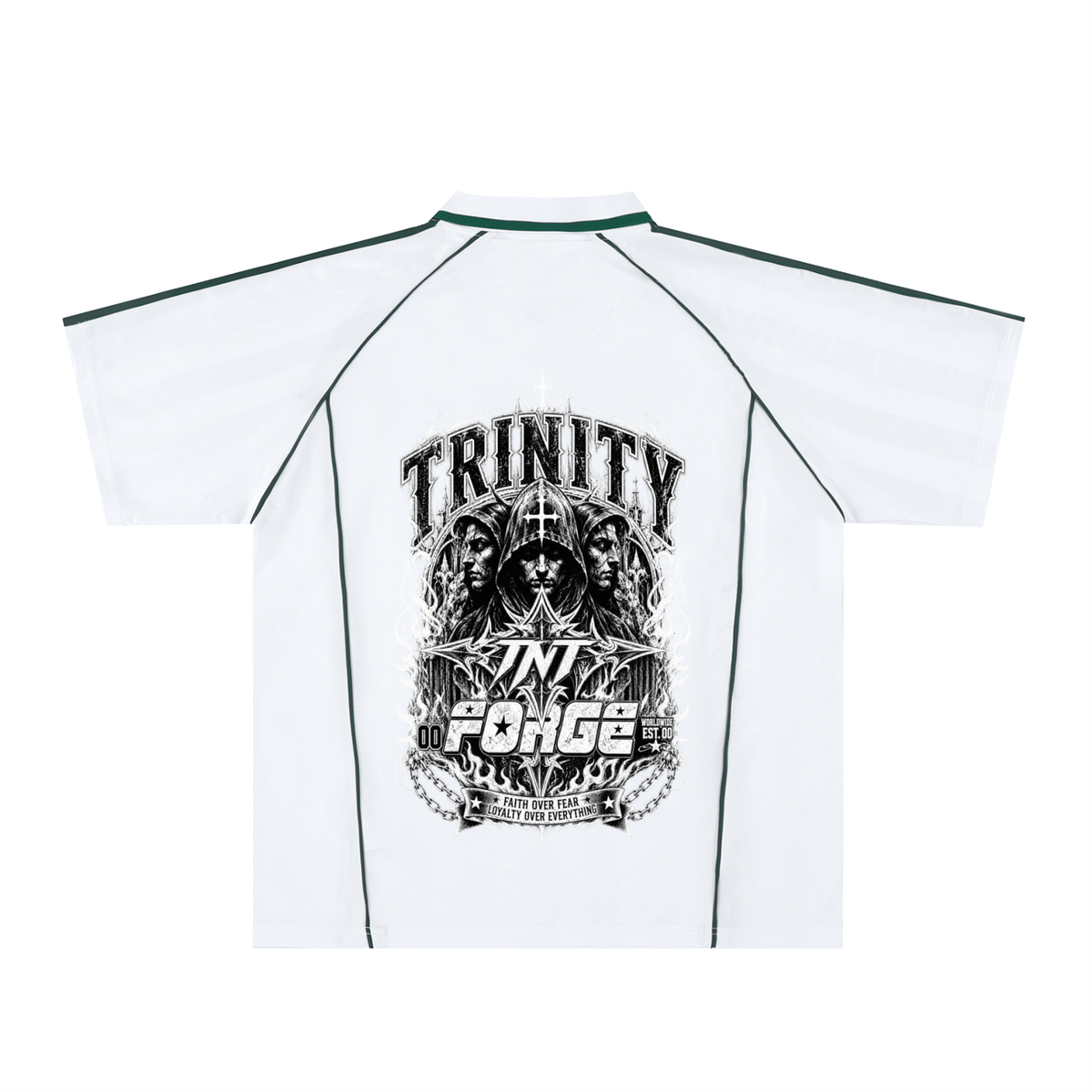TRINITY Shadow Stripe Collared Soccer Jersey