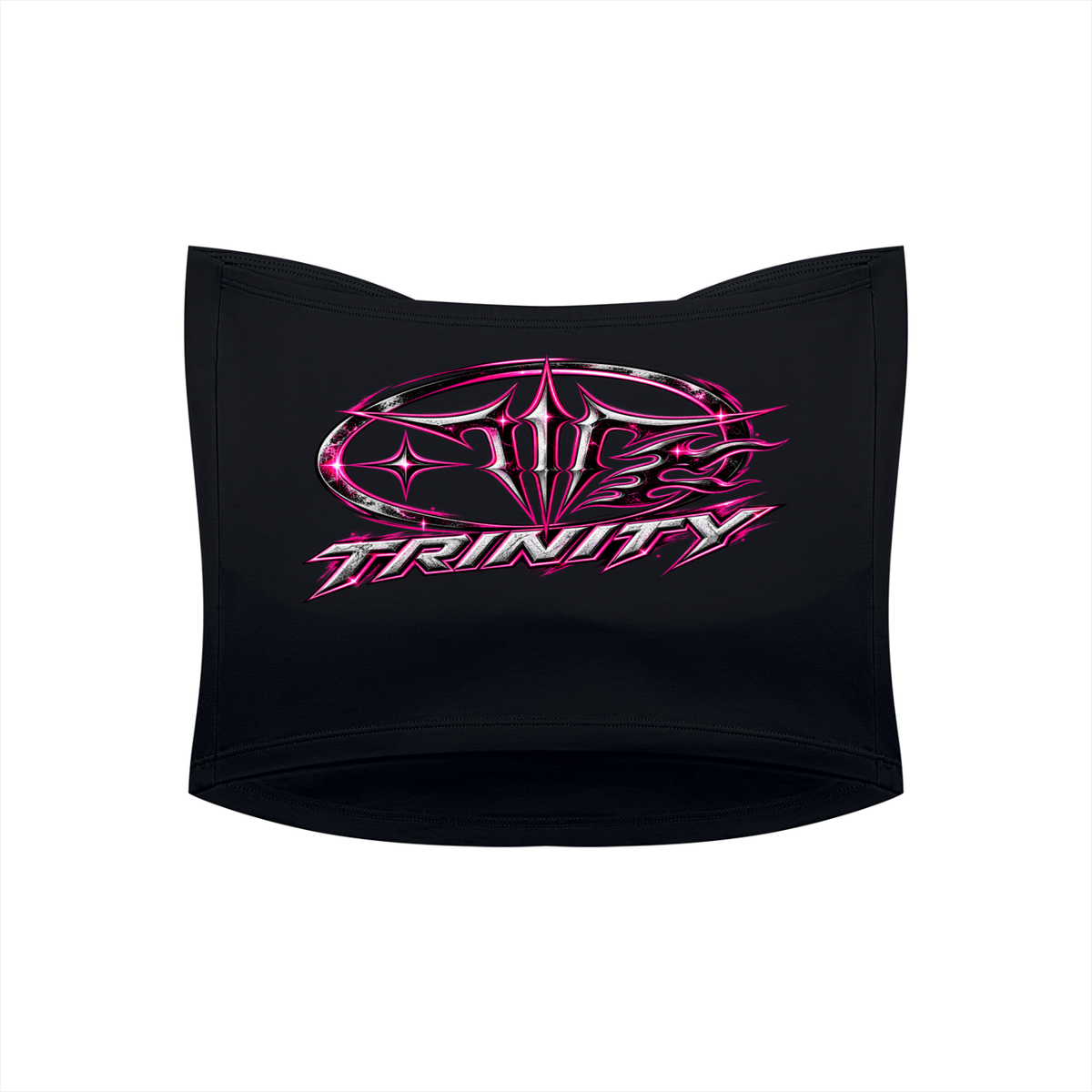 TRINITY Women's Ruched Cropped Tube Top