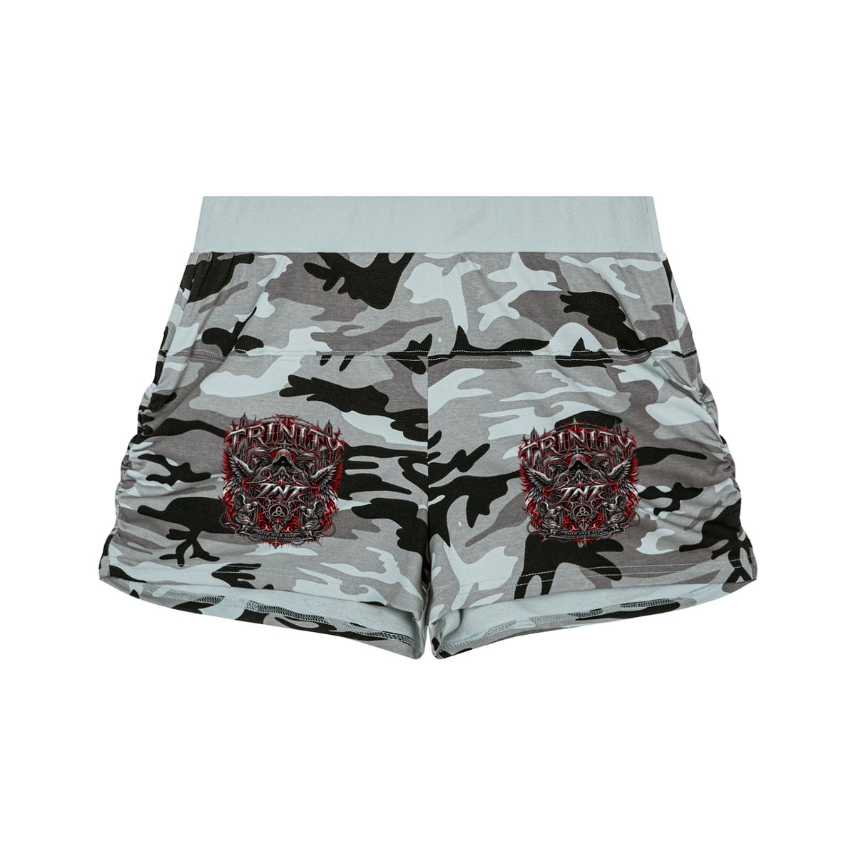 TRINITY Women's Slim Camo Shorts