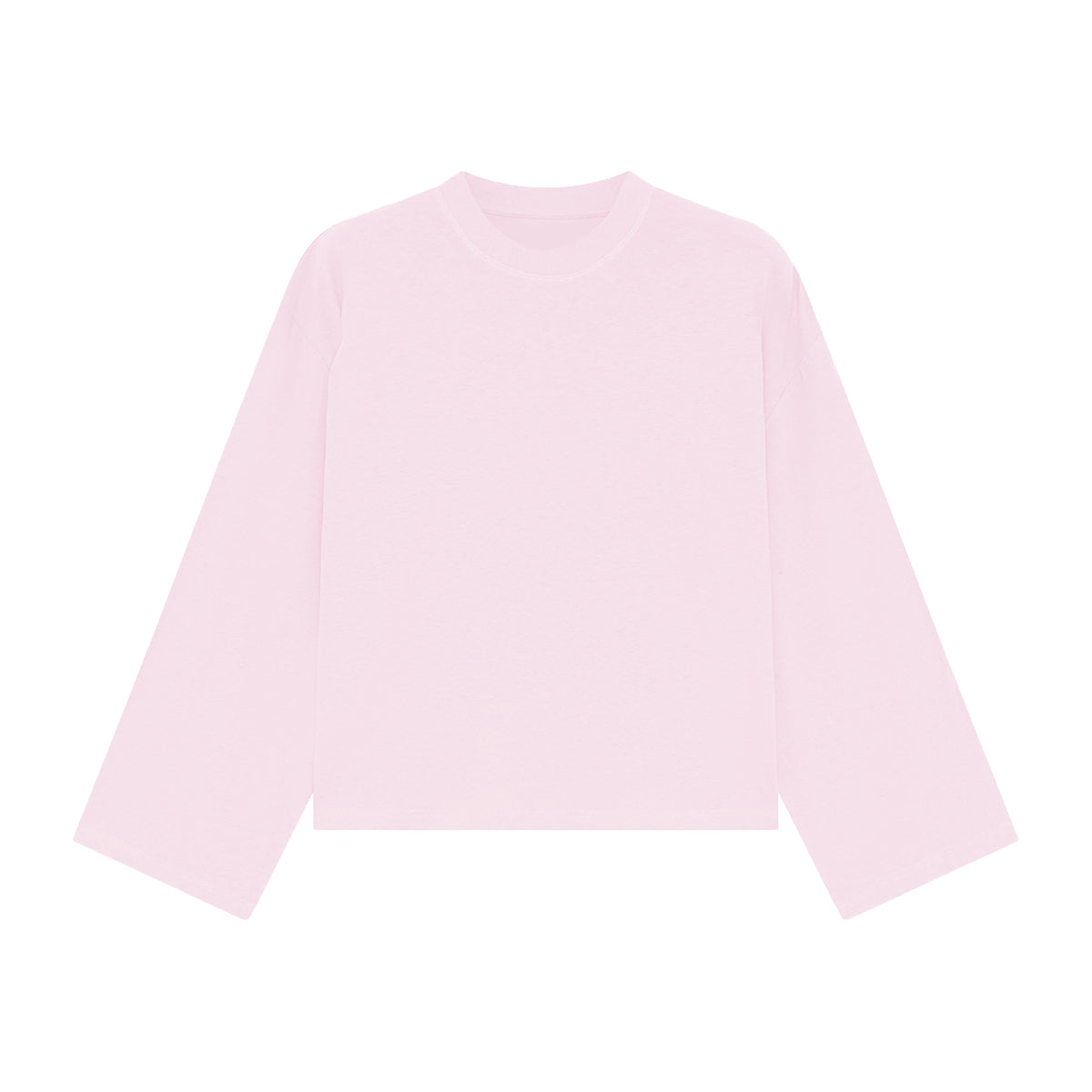 Unisex Heavyweight 100% Combed Cotton Cropped Long-Sleeve T-Shirt (305GSM)
