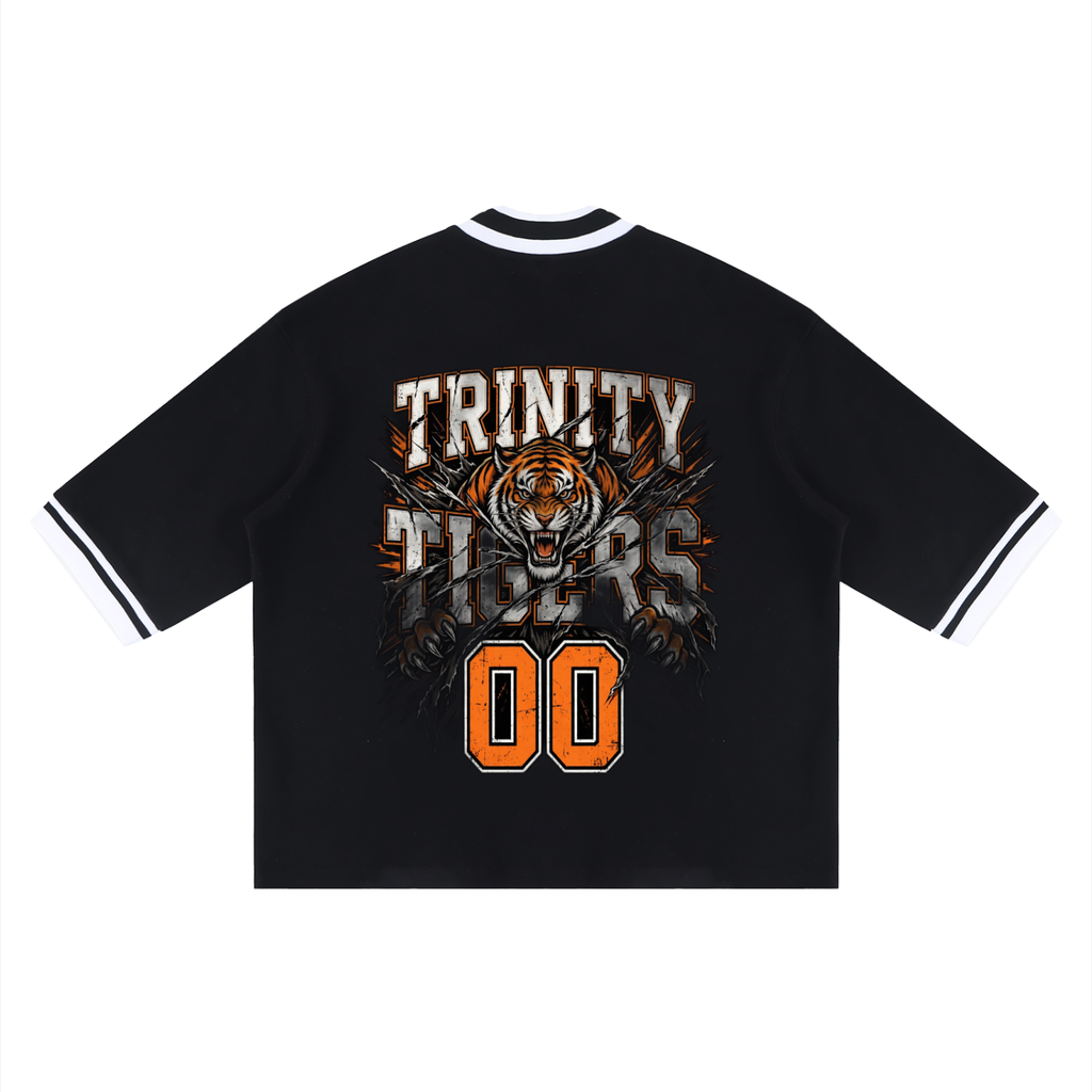 TRINITY Unisex Boxy Heavyweight Baseball Jersey