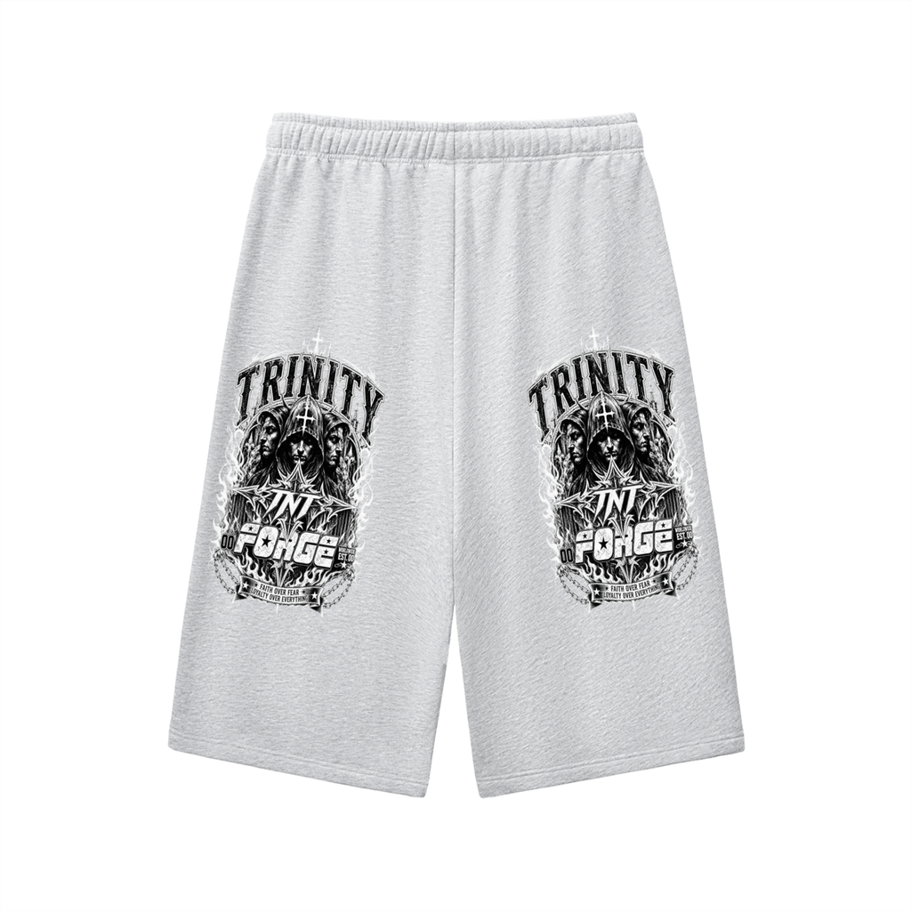 TRINITY Relaxed Drawstring Three-quarter Sweatpants