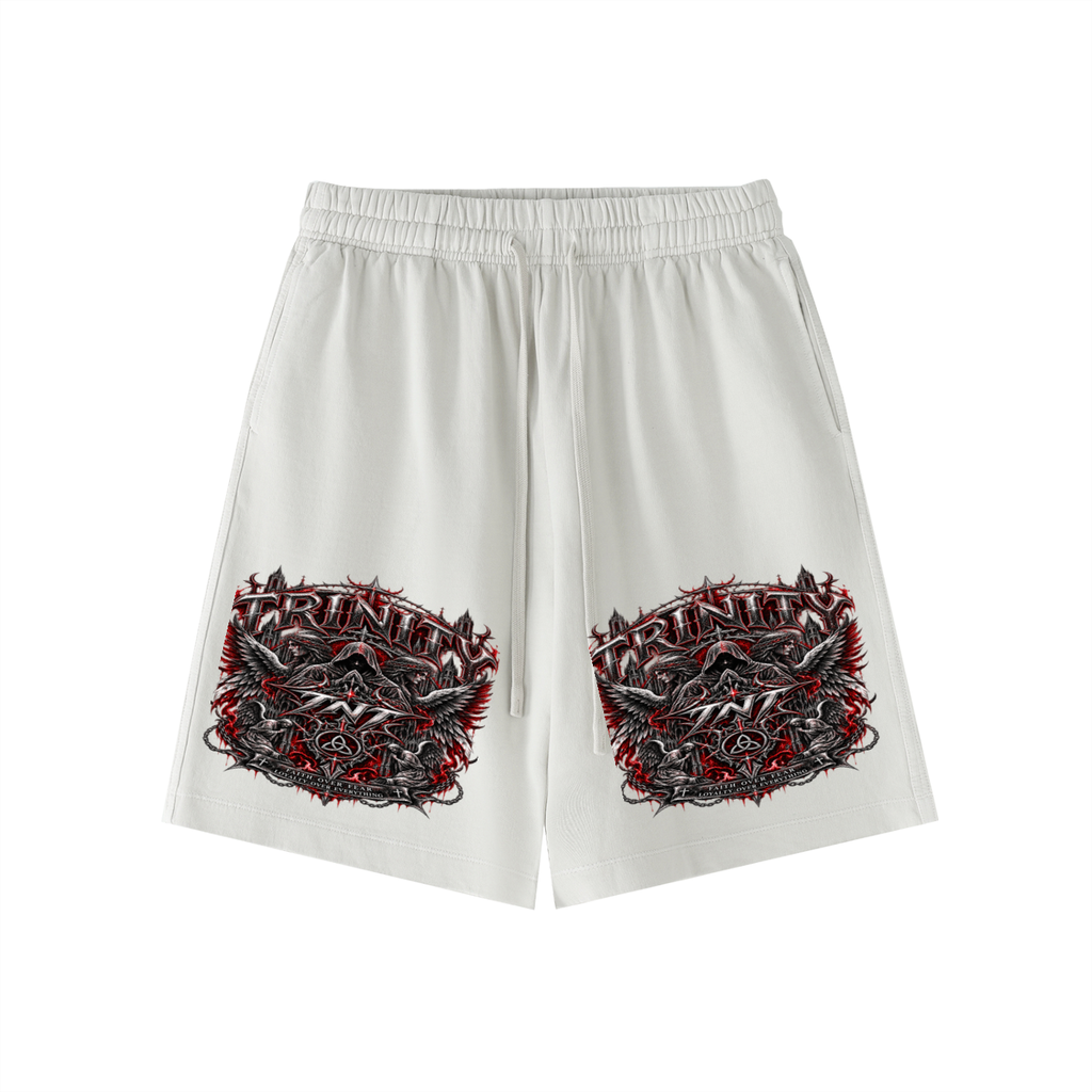 TRINITY Vintage Wash Cotton Shorts