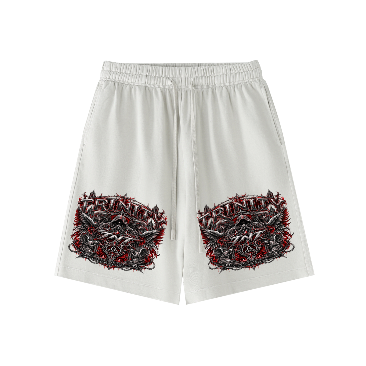 TRINITY Vintage Wash Cotton Shorts