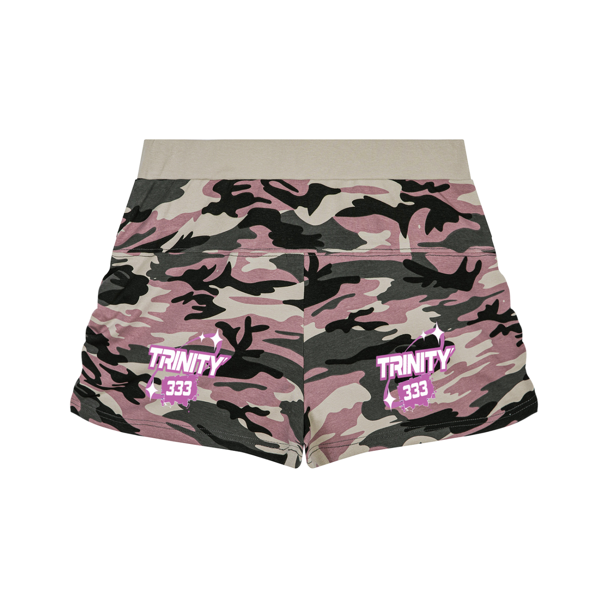 TRINITY Women's Slim Camo Shorts