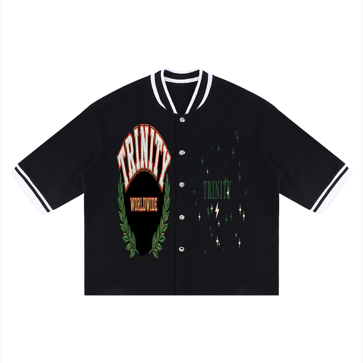 TRINITY Unisex Boxy Heavyweight Baseball Jersey