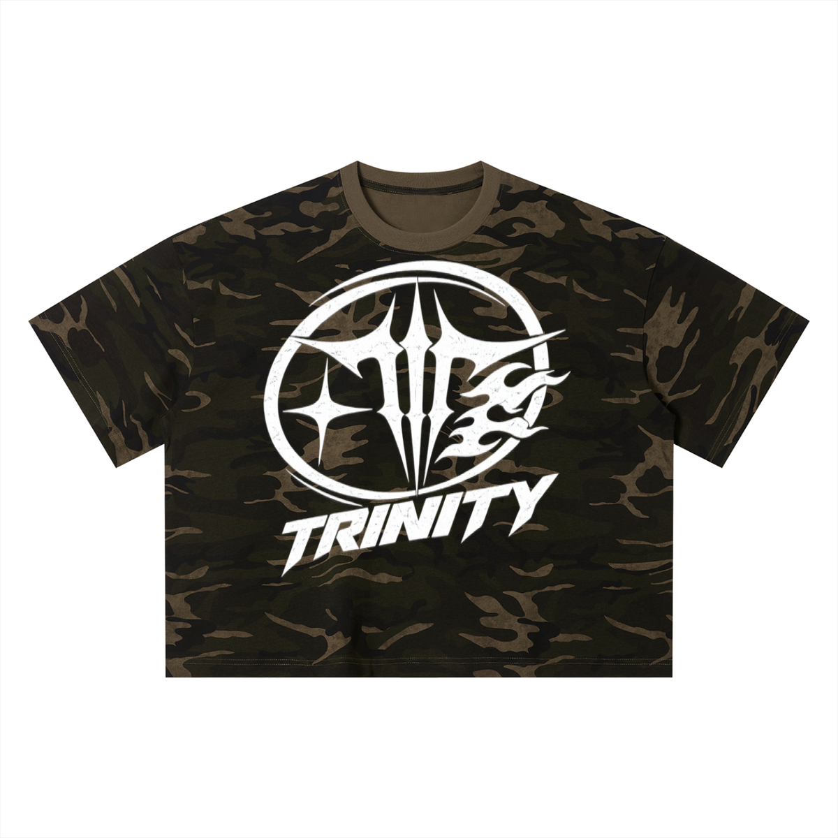 TRINITY Unisex Camo Boxy T-Shirt