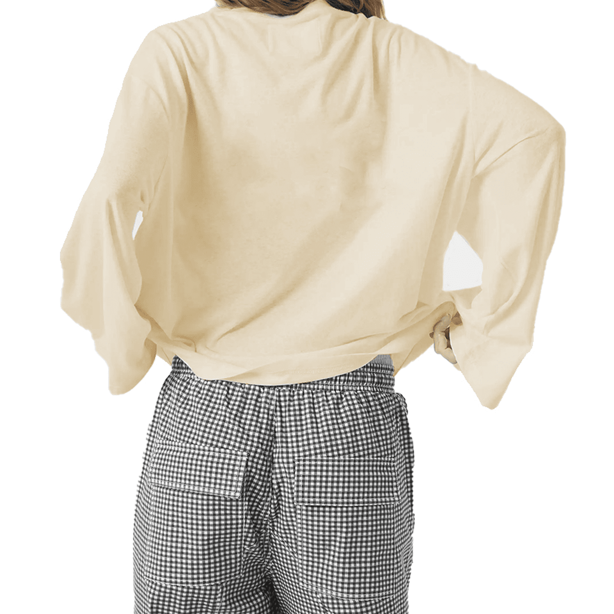 Unisex Heavyweight 100% Combed Cotton Cropped Long-Sleeve T-Shirt (305GSM)