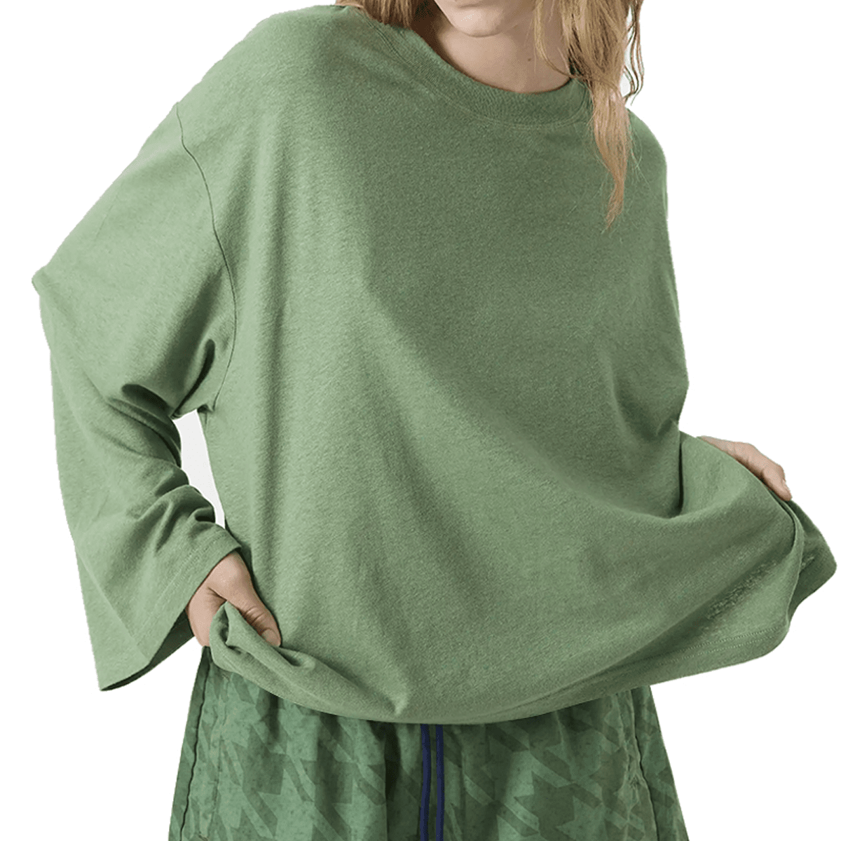Unisex Heavyweight 100% Combed Cotton Cropped Long-Sleeve T-Shirt (305GSM)