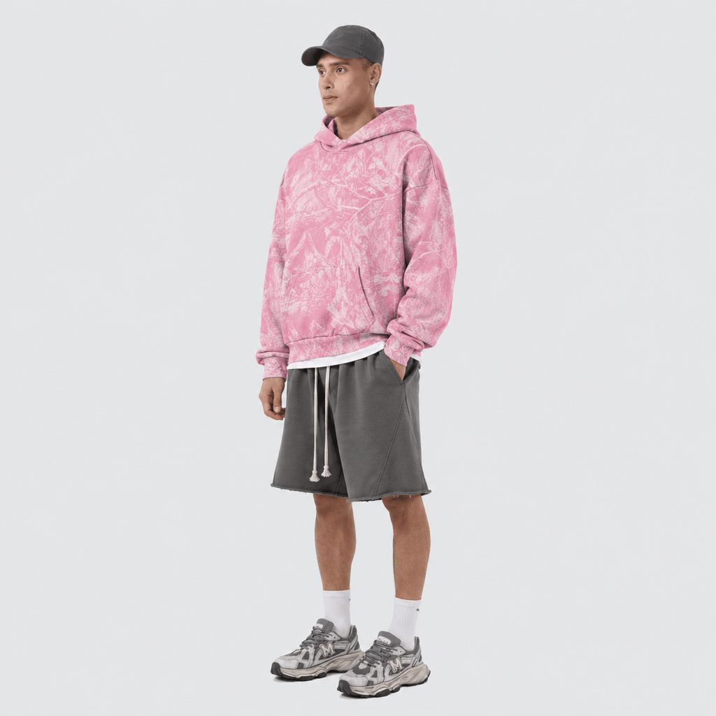 TRINITY Unisex Heavyweight Camo Fleece Hoodie（360GSM）